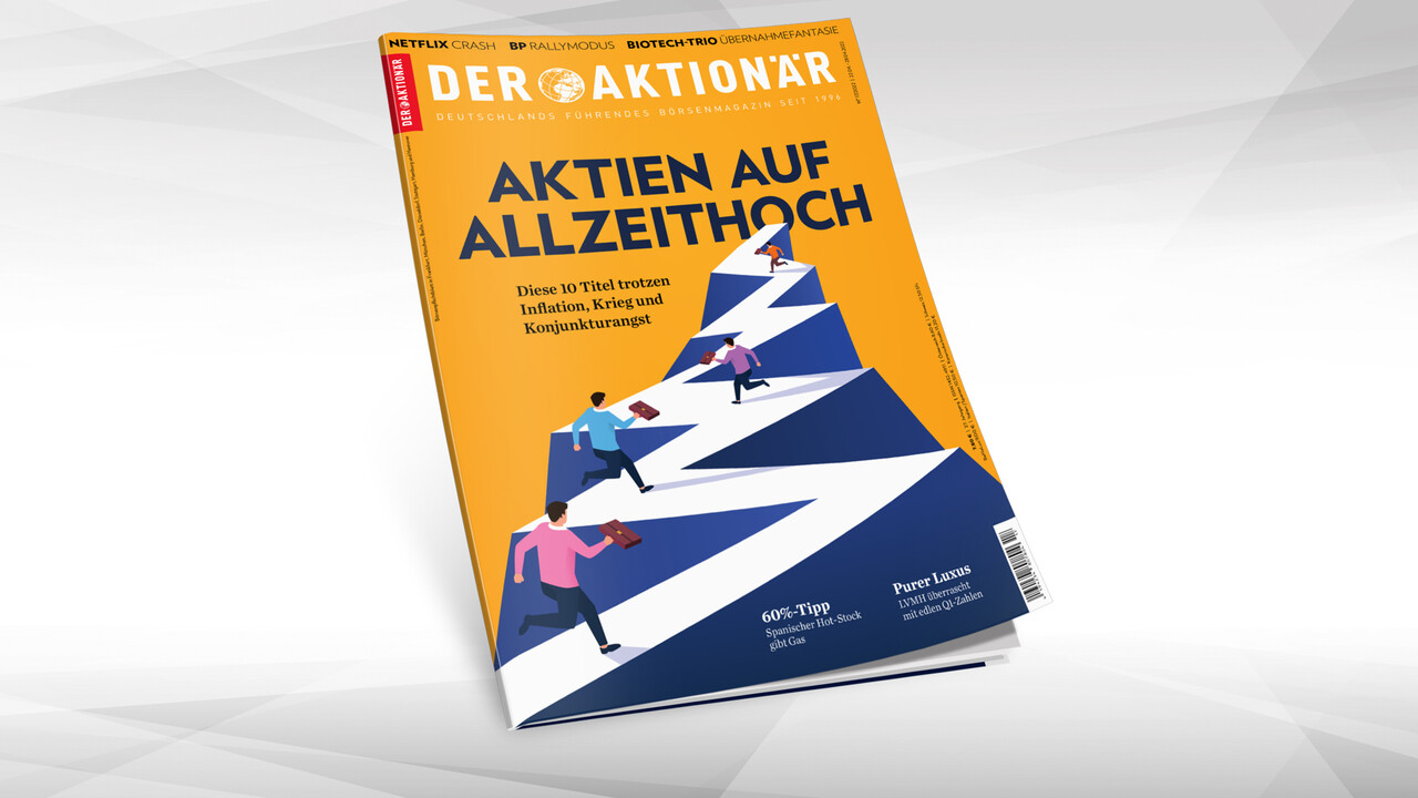 Aktien auf Allzeithoch: Diese 10 Titel trotzen Inflation, Krieg und Konjunkturangst