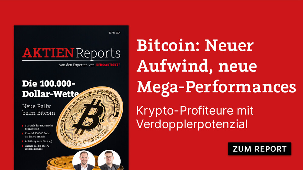 Banner Aktienreport Bitcoin