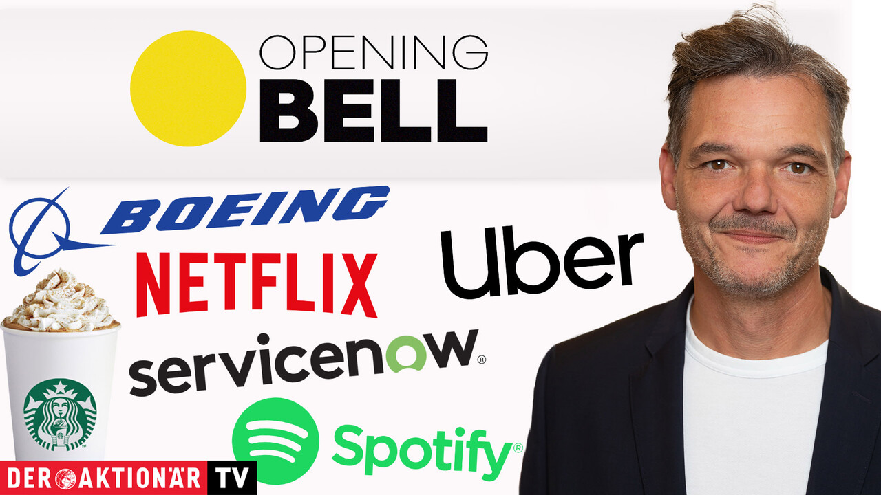 Opening Bell: Ergebnissaison im Fokus der Anleger; Uber, Tesla, Spotify, ServiceNow, Starbucks, Netflix, Boeing im Fokus