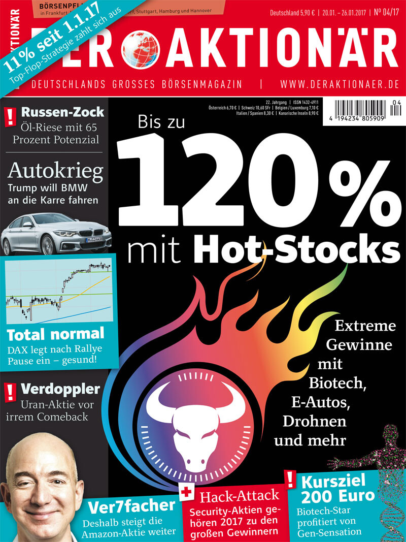 Mut gewinnt! AKTIONÄR-Hot-Stocks Polytec, Manz, Brain steigen bis zu 25 Prozent