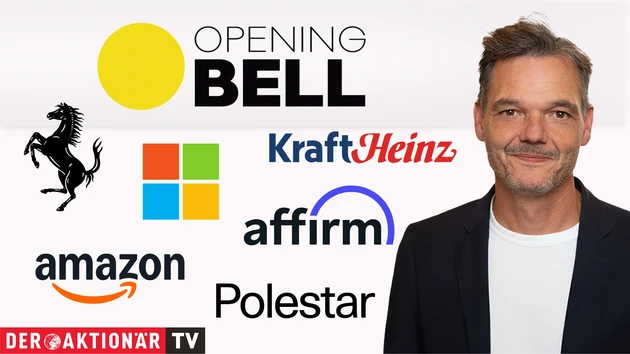 Opening Bell: Wall Street startet tiefrot in den September; Ferrari, Affirm Holdings, Microsoft, Kraft Heinz, Polestar, Amazon im Fokus