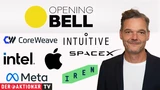 DowJones: Opening Bell: Wall Street startet Erholungsversuch bei Tech; Intel, AMD, CoreWeave, Iren, Intuitive Surgical, Meta, Apple, SpaceX im Fokus 