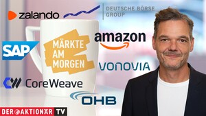 Märkte am Morgen: DAX startet schwächer; Amazon, Coreweave, Deutsche Börse, SAP, Zalando, LVMH im Fokus 