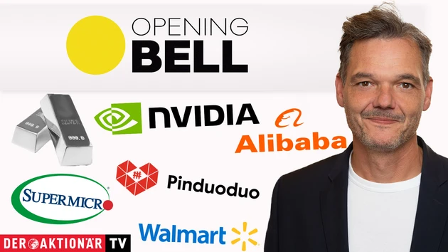 Opening Bell: Wall Street startet mit leichten Verlusten; Silber, Nvidia, Super Micro, AMD, Intuitive Surgical, Walmart, PDD Holding, Alibaba im Fokus