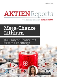 Mega-Chance Lithium – 144-Prozent-Chance mit diesem Geheimtipp