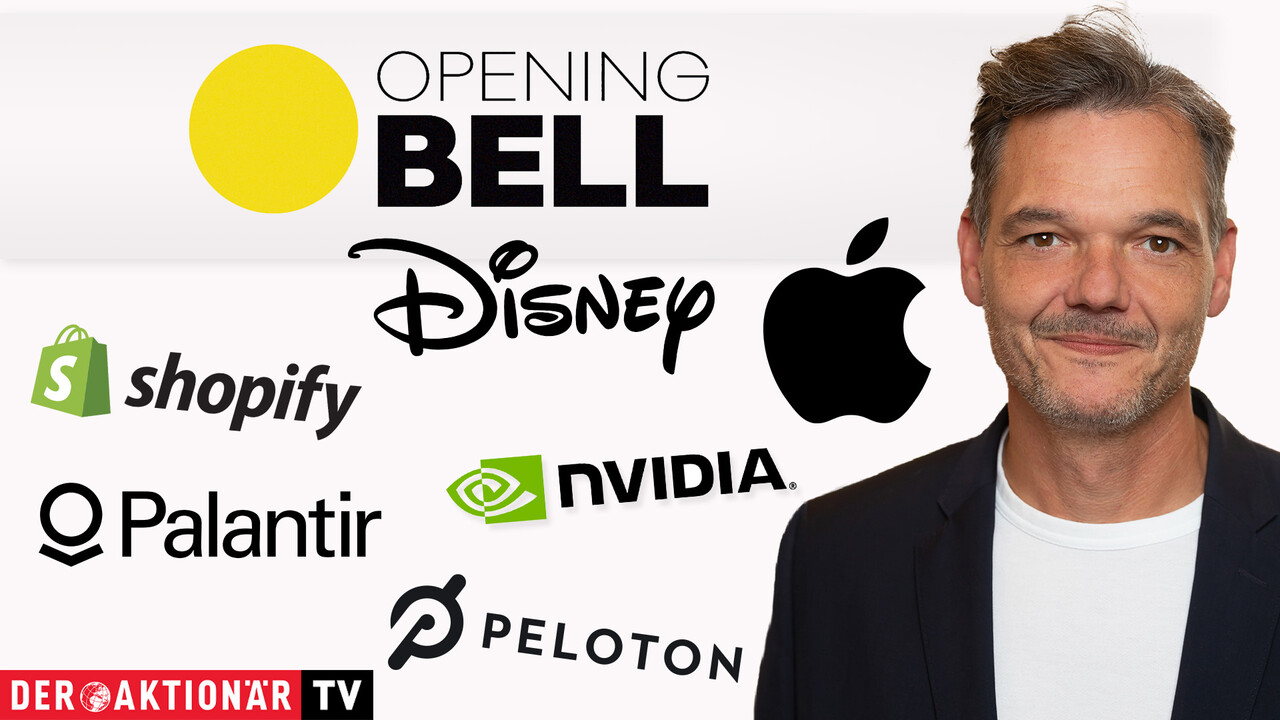 Opening Bell: Wall Street legt Verschnaufpause ein; Peloton, Disney, Palantir, Nvidia, Apple, Shopify im Fokus