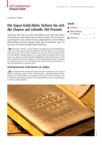 Die Super-Gold-Aktie