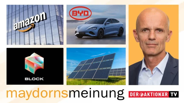 Maydorns Meinung: Tesla, BYD, Nvidia, Amazon, Block, Jinko, SolarEdge, 7C, Lithium, Varta
