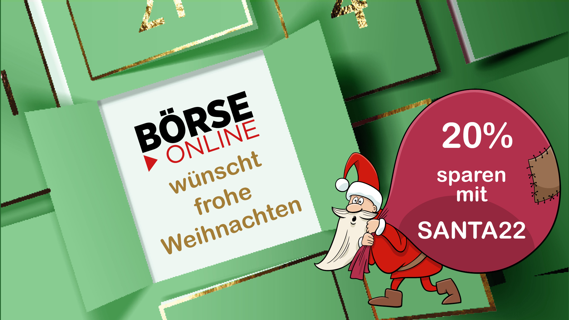 Holen Sie sich 20 % Weihnachtsrabatt  (Foto: Finanzen Verlag)