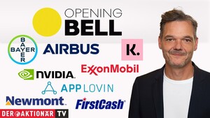 Opening Bell: Wall Street kämpft mit schwachen Konjunkturdaten; Nvidia, ExxonMobil, Applovin, FirstCash, Newmont im Fokus 