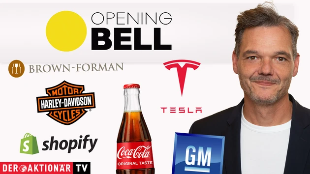 Opening Bell: US‑Börsen leicht im Minus; McDonald's, Shopify, GM, Tesla, Brown‑Forman, Coca‑Cola im Fokus
