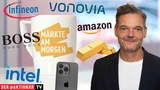 DAX: Märkte am Morgen: Rezessionsangst drückt DAX unter 18.000 Punkte; Gold, Amazon, Apple, Intel, Nvidia, Boss, Vonovia, Infineon im Fokus