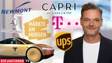 Tesla: Märkte am Morgen: DAX schwächer erwartet ‑ Tesla, Newmont, Capri, UPS, Mercedes‑Benz, Deutsche Telekom, Bilfinger