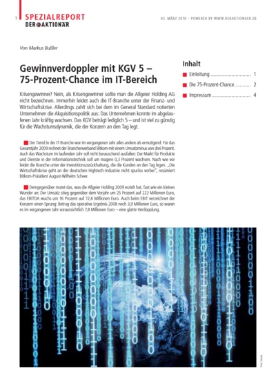 Gewinnverdoppler mit KGV 5