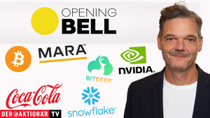 Opening Bell: Wall Street startet im Plus; Bitcoin nahe 100.000 Dollar, Nvidia, Snowflake, Mara Holdings, Bitdeere, Palo Alto Networks, Coca‑Cola 