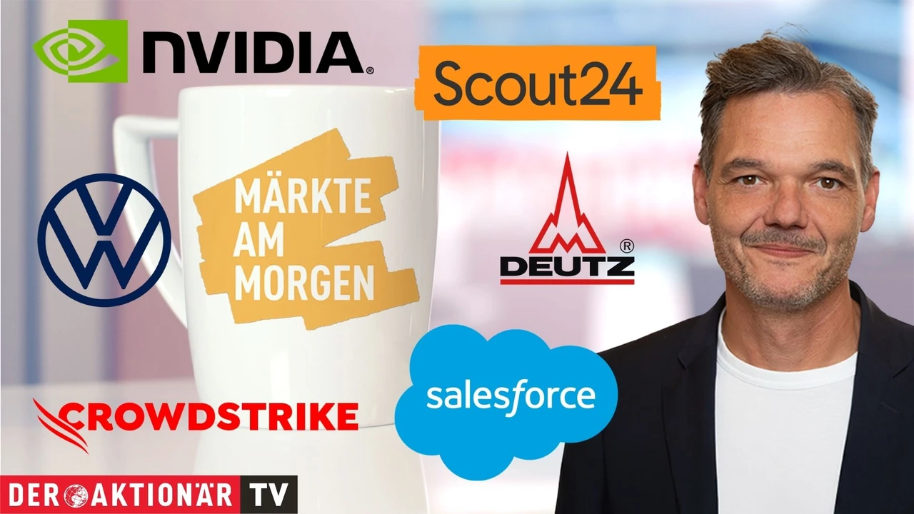 Märkte am Morgen: DAX tendiert vor Jackson Hole freundlich; Salesforce.com, Crowdstrike, Nvidia, Paypal, Volkswagen, Salzgitter, Scout24, Redcare Pharmacy im Fokus