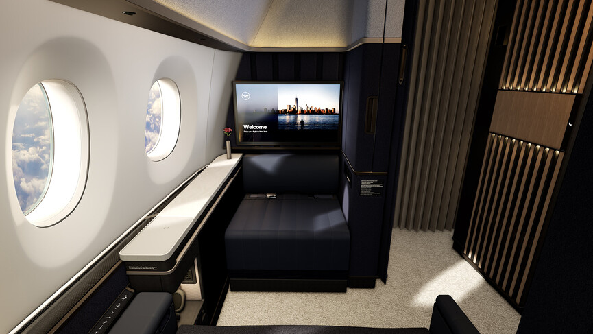 Neue Allegris-First-Class-Suite bei Lufthansa