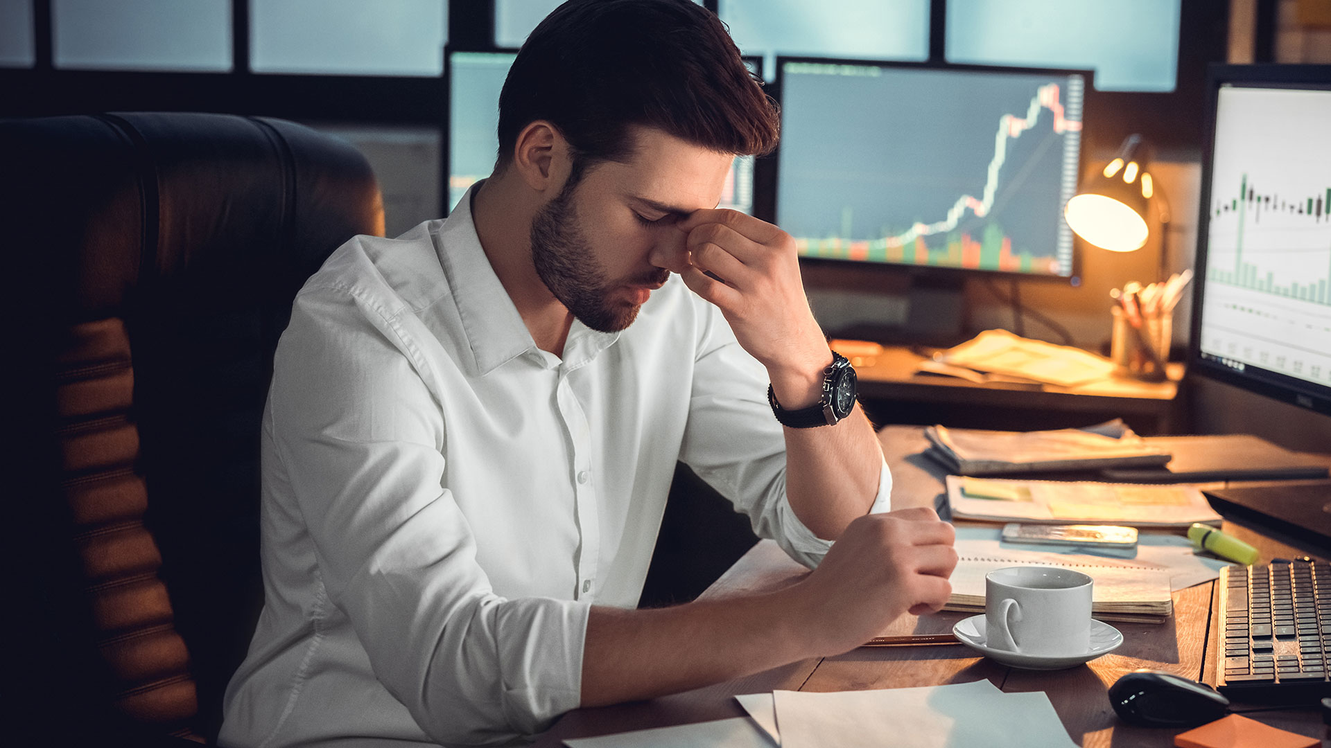 Hier stimmt was nicht: Angst essen Kurse auf (Foto: iStockphoto)