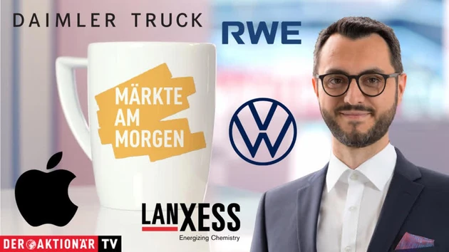 Märkte am Morgen: DAX über 16.400 Punkten erwartet ‑ Volkswagen, Daimler Truck, Lanxess, TAG Immobilien, RWE, Paramount Global, Apple