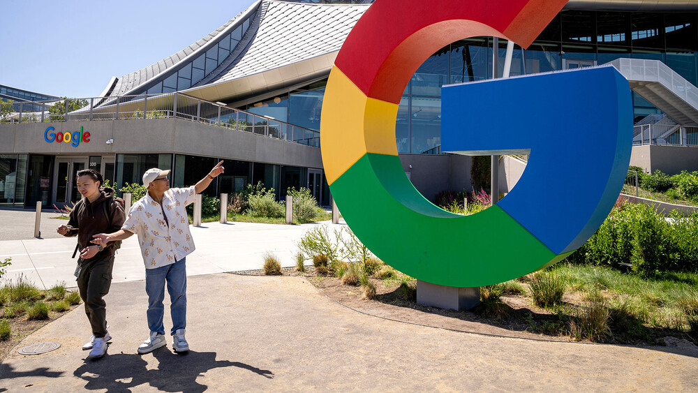 Googles Bay View-Campus in Mountain View, Kalifornien, USA, am Mittwoch, 1. Mai 2024