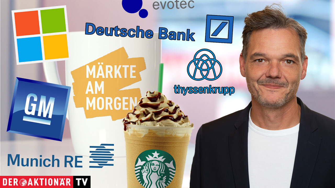 Märkte am Morgen: DAX startet behauptet; Silber, Starbucks, Microsoft, General Motors, SAP, MunichRe, Deutsche Bank, Thyssenkrupp, Evotec im Fokus