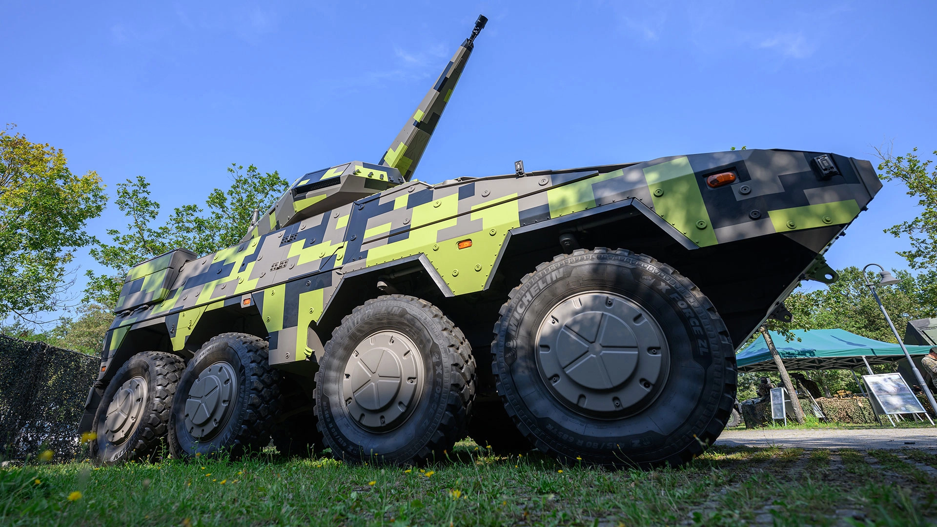 Rüstungsaktien unter Druck: Rheinmetall und TKMS mit Verlusten  (Foto: Robert Michael/picture alliance/dpa)