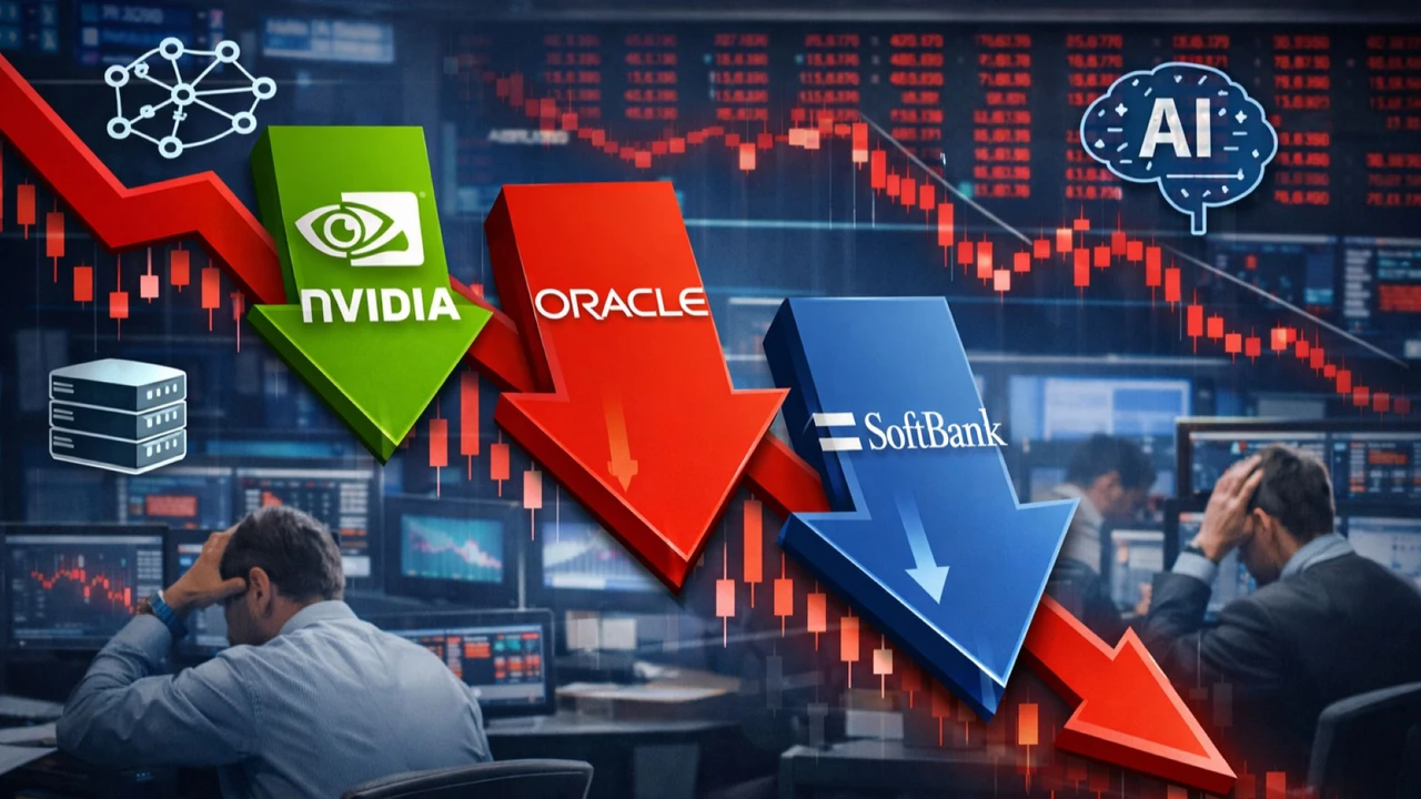 KI-Kater an der Börse: Nvidia, Oracle, SoftBank und Co knicken ein