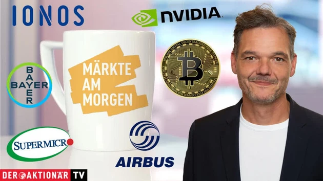 Märkte am Morgen: DAX schwächer erwartet ‑ Bitcoin, Gold, Tesla, Nvidia, Super Micro, Apple, Airbus, Dt. Bank, SAP, Bayer