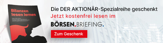 Banner Börsen.Briefing. Newsletter Anmeldung Geschenk Expertenserie Bilanzen lesen lernen