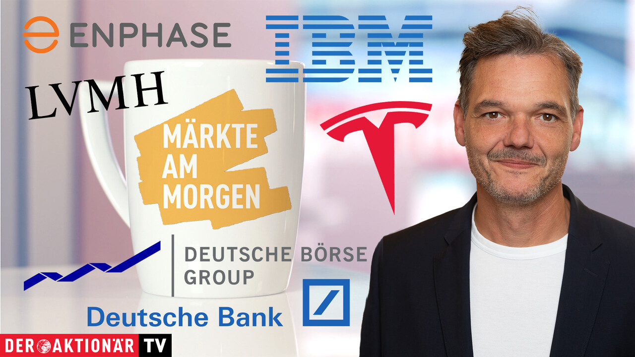 Märkte am Morgen: Tech-Absturz zieht DAX nach unten; Tesla, IBM, Enphase, Deutsche Börse, LVMH, Nordex, Sartorius, Deutsche Bank im Fokus