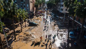 Massive Unwetter in Spanien vergraulen Touristen – leidet auch TUI?  / Foto: pa/ AP/ AngelGarcia