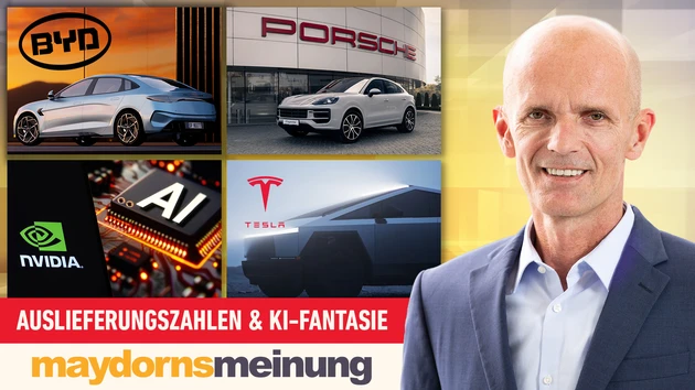 BYD gut, Tesla überragend – Amazon und Apple im KI‑Fieber, Nvidia nicht
