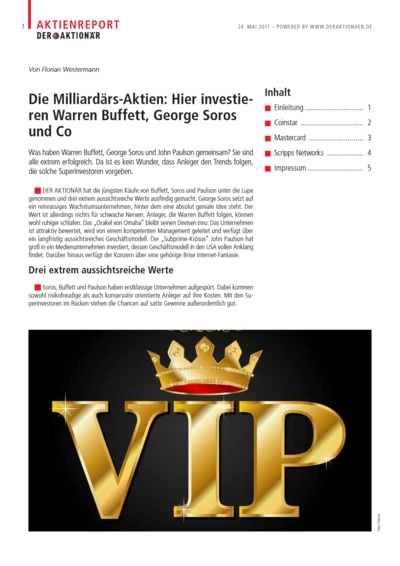 Die Milliardärs-Aktien