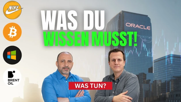 Oracle mit starken Zahlen! Brent‑Öl, Microsoft, Nike, Bitcoin im Check