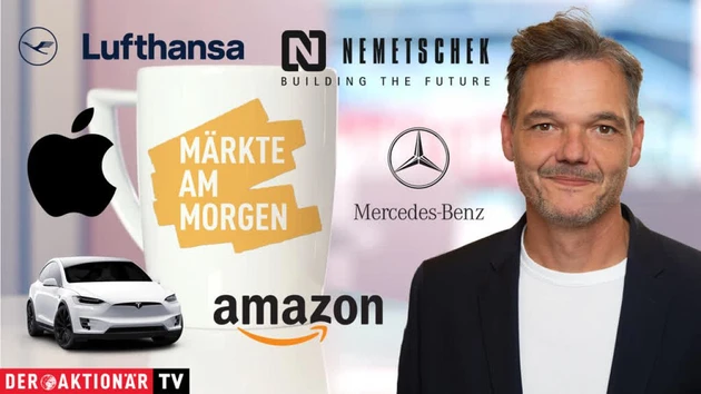 Märkte am Morgen: DAX leicht im Plus erwartet ‑ Tesla, Amazon, Apple, Lufthansa, Mercedes‑Benz, Adidas, Nemetschek, Vonovia