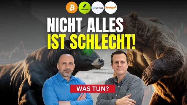 Börse im Panik‑Modus? Circle, Strategy, Bitcoin, Robinhood in der Analyse