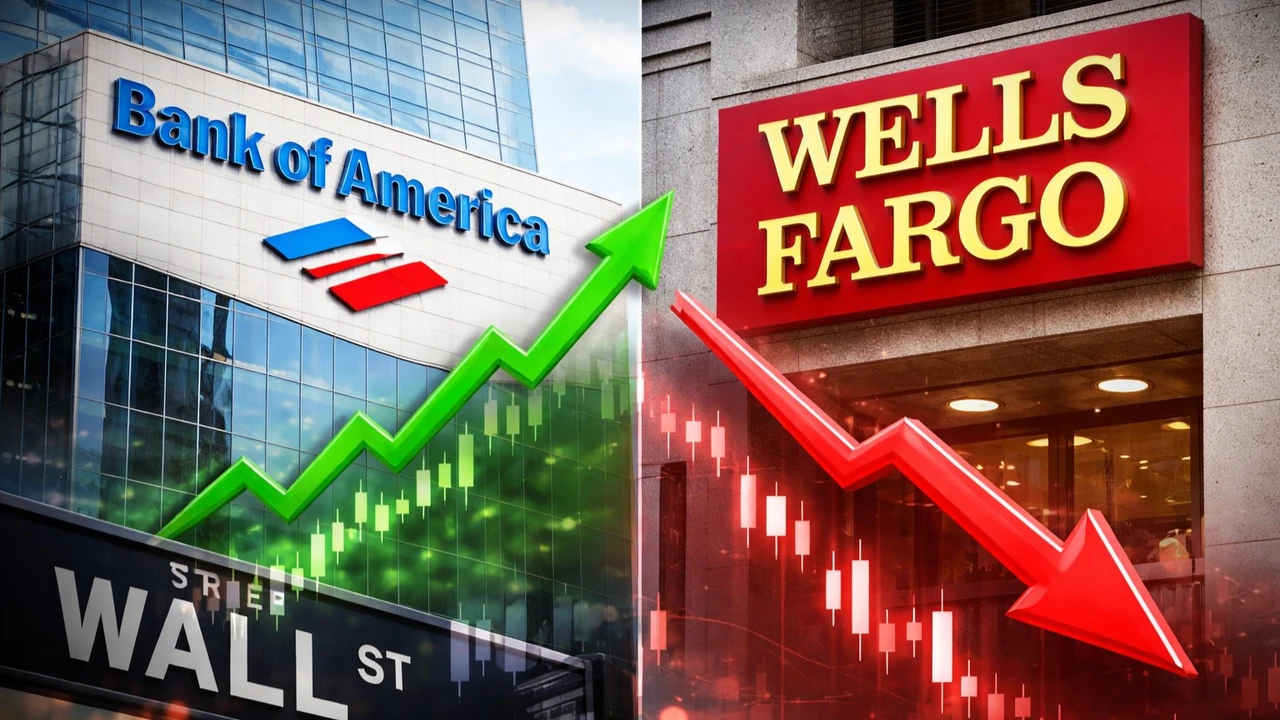 Bank of America glänzt, Wells Fargo stolpert – US‑Zahlenreigen geht weiter