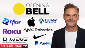 Opening Bell: Wall Street nach Job‑Daten im Minus; Nike, Tilray, Pfizer, D‑Wave, Roku, Apple, Paypal, AMC Robotics im Fokus 