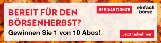Gewinnen Sie jetzt exklusive Börsentipps aus der AKTIONÄR-Redaktion.
