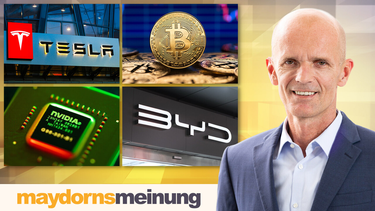 maydornsmeinung: Bitcoin Group, Nvidia, Gamestop, Faraday Future, Robinhood, Tesla, BYD, Li Auto, Polestar, Redcare Pharmacy