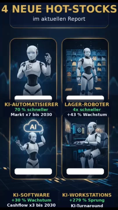 4 neue KI-Hot Stocks