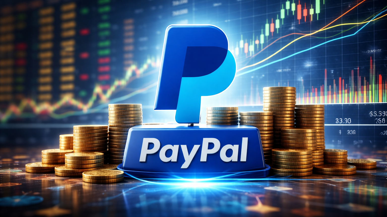 Übernahme‑Spekulationen beflügeln PayPal: Springt ein Konkurrent beim Bezahldienst ein? (Foto: ChatGPT)