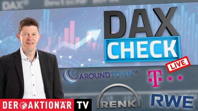 DAX‑Check LIVE: Aroundtown, Deutsche Telekom, DHL Group, Renk, RWE, SAP im Fokus