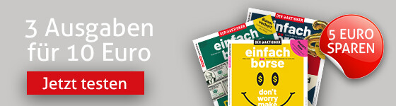 Probeabo einfach börse Magazin