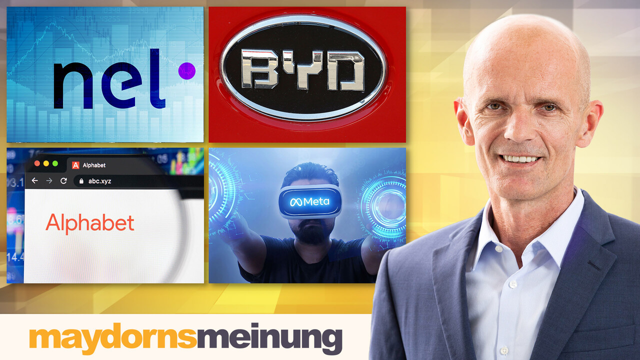 maydornsmeinung: Bitcoin Microsoft, Alphabet, Amazon, Meta, Nel, Deutsche Bank, SolarEdge, SMA Solar, BYD, Varta