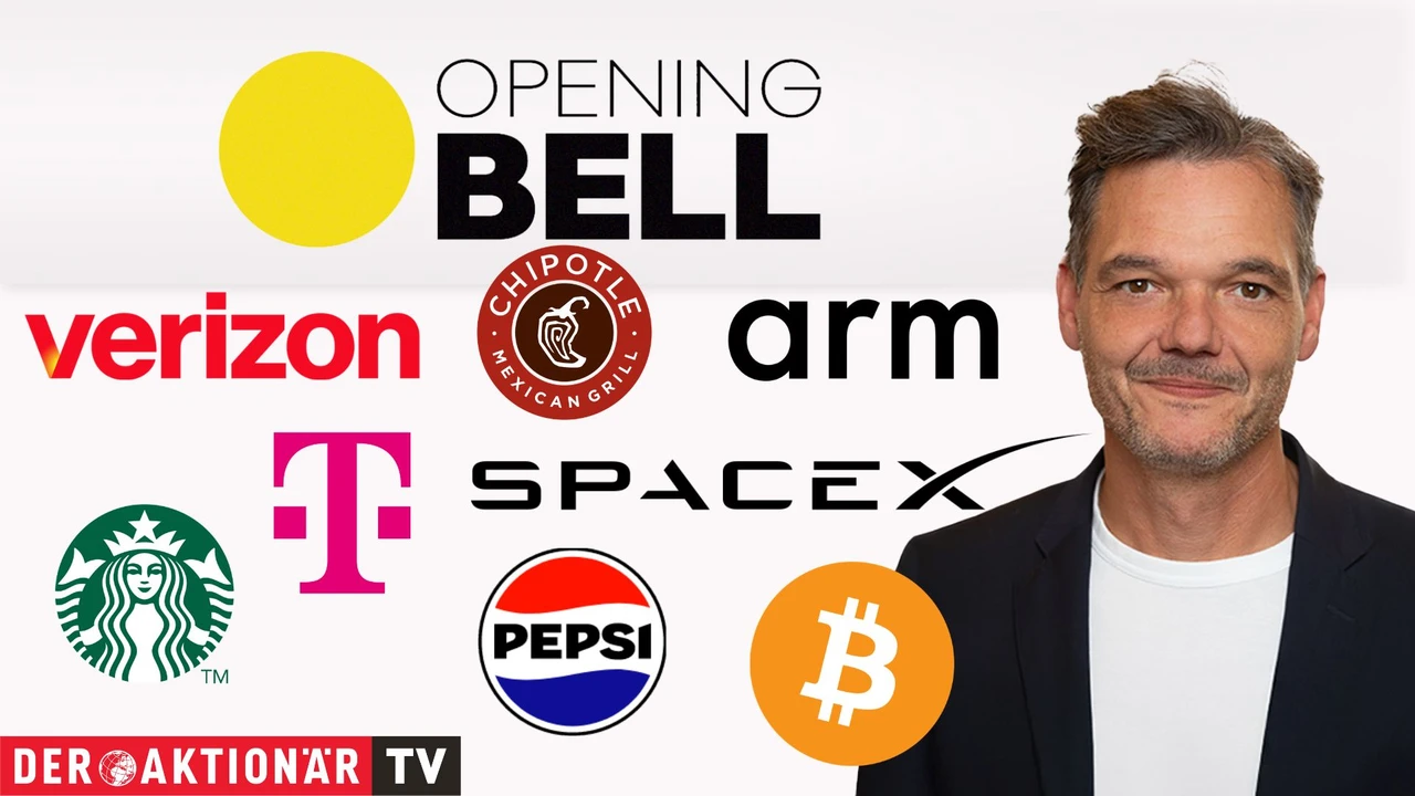 Opening Bell: Wall Street startet fester; Bitcoin, Gold, Arm Holdings, SpaceX, Verizon, Vistra Energy, Starbucks im Fokus