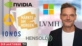 DAX: Märkte am Morgen: DAX nach Vortagesrally stabil; Nvidia, Microsoft, Commerzbank, Ionos, Hensoldt, LVMH im Fokus