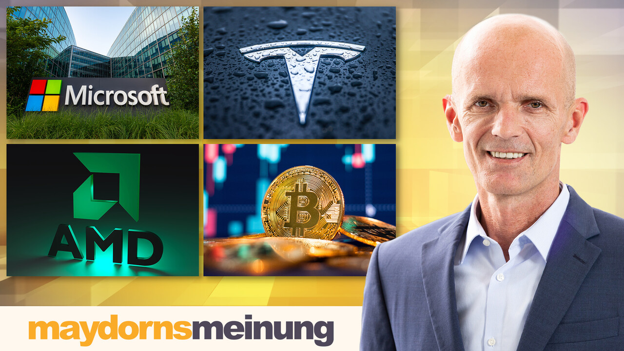 maydornsmeinung: Bitcoin, Microsoft, Alphabet, AMD, UiPath, Xometry, Tesla, General Motors, BYD, Bayer