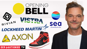 Opening Bell: Job‑Daten beflügeln Wall Street; Rivian, Nike, Axon Enterprise, Sea, Vistra Energy, Lockheed Martin im Fokus 