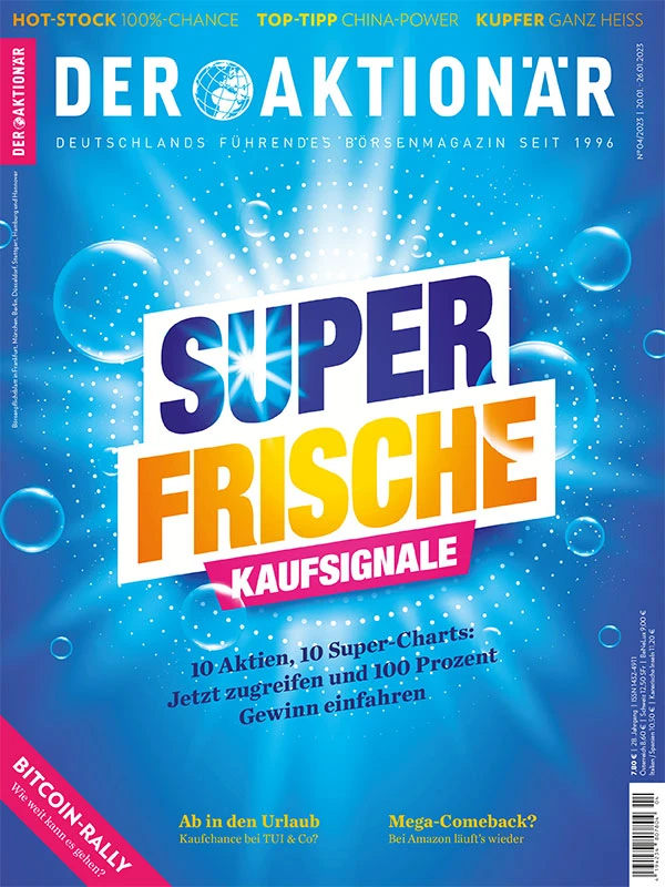 Bei den AKTIONÄR-Top-Titeln sind für Anleger jetzt bis zu 100 Prozent Gewinn möglich.